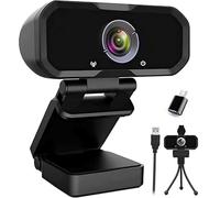 Svcouok USB-C 1080P Webcam Compatible with Switch 2/ PC - Streaming Camera for Zoom/Teams/Skype, Plug&Play PC/Mac/Laptop