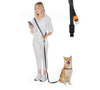 SVD.PET 3-in-1 Hands Free Dog Leash, Versatile Crossbody Leash with Easy Release Buckle, Adjustable for Body or Wrist, 8 Feet Black