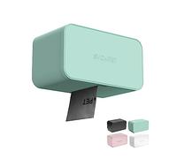 SVD.PET Dog Poop Bag Dispenser, Wall Mount Waste Bag Dispenser with Magnetic Lid Holds 8 Rolls of Waste Bags, Indoor/Outdoor Wall mount or Place on the Table (Spearmint, Dispenser only))