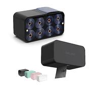 SVD.PET Doggie Waste Bag Dispenser, 120 Count, 8 Rolls, Black