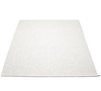 Svea Plastic Rug 230x320 cm Pappelina White Metallic - 7340020466954