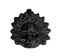 SVELNIO Aztec Ghost Whistle Bronze Ware Demon Skull Whistle Authentic Human Sounding Screams 125 db Authentic Aztec Bagpipes for Collectible Day of the Dead Gifts for Men Women Who Have It All