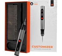 SVELNIO Engraving Pen Tool kit-Rechargeable-Free 30 Bits-Engrave 50+ Surfaces-Ultimate Cordless Portable Tool for Artists-Beginner Friendly-customizer Engraving Pen