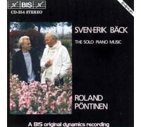 Sven-Erik Back - Solo Piano Music (Pontinen) [CD]