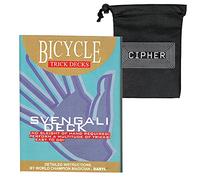 Svengali Bicycle Brand Deck - Easy Amazing Magic Card Deck - Includes Instructions and Cipher Playing Cards Bag (Blue)