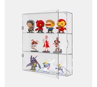 SVENJBB Acrylic Display Case Compatible with Funko POP! 4 Inch Figurines, Dustproof Display Cabinet Box for Figures and Collecibles, 3 Tiers