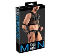 Svenjoyment Bondage Top with Jock Thong-21504501711 Black M
