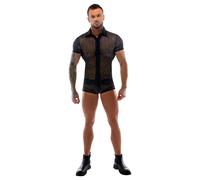 Svenjoyment - lace men’s shirt (black) - L