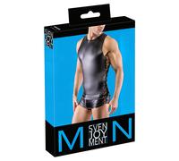 Svenjoyment - Lace-up Matte Men's Top (Black) - M