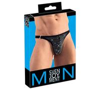 Svenjoyment - Men's Black Rhinestone Thong