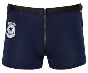 Svenjoyment Men's Boxer Briefs Police Blue/Black XXL