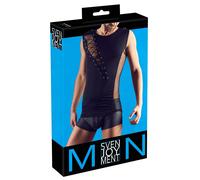 Svenjoyment - Men's Lace-Up Top (Black) - XL