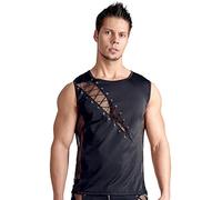 Svenjoyment Men's Men's Shirt with Front Fishnet and Lacing 21605791701 Men´s Shirt S