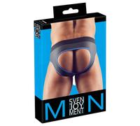 Svenjoyment - Open Jock Briefs (Black-Blue)