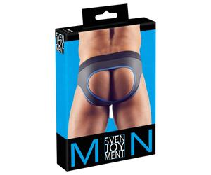 Svenjoyment - Open Jock Briefs (Black-Blue) - L