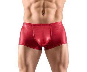 Svenjoyment Red Wet Look Push Up Boxers - Medium - Red Red