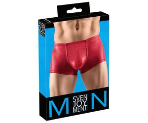 Svenjoyment - Shiny Push-Up Boxer Briefs (Red) - M