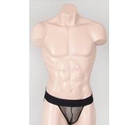 Svenjoyment Underwear 2X-Large Black Men's Coarse Net Jock