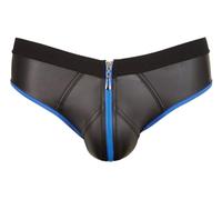 Svenjoyment Underwear Men's Jock, Small, Black/Blue