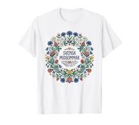 Svensk Midsommar Swedish Summer Solstice Floral Wreath T-Shirt