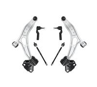 Svenubee 6pcs Front Lower Control Arms Suspension Tie Rod End Link Compatible For Ford C-Max Focus 2012 2013 2014 2015 2016 2017