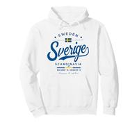 Sverige Scandinavia Midsommar Swedish Flag Sweden Pullover Hoodie