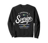 Sverige Scandinavia Midsommar Swedish Flag Sweden Sweatshirt