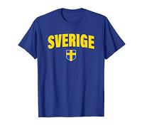 Sverige Swedish Flag Sweden Shirt Vintage Mens Souvenir T-Shirt