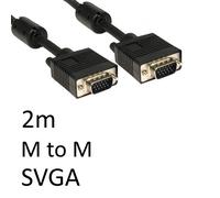 SVGA (M) to SVGA (M) 2m Black OEM Display Cable