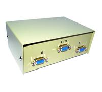 kenable SVGA Monitor Switch Switchbox 2 Way 1 x 15pin VGA to 2 x 15 pin VGA