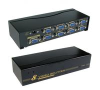SVGA VGA 8 Port Splitter From 1 PC Device to 8 Monitors Display 450MHz