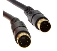 SVHS (S-video) Plug to Plug Video Cable 4 pin Mini DIN Gold 15m