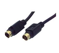 SVHS TO SVHS PLUG LEAD GOLD PLATED 1.5M