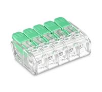 SVIANG 30PCS Lever Wire Connectors 5 Port Electrical Connectors Lever Nuts | Push-in Splicing Electric Wire Connectors Kit,Quick Connect Connectors with Lever Nuts for 20-12AWG Solid/Stranded Wire