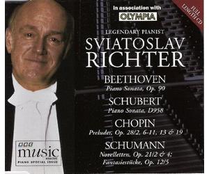 Sviatoslav Richter: Legendary Pianist: plays Beethoven, Schubert, Chopin and Schumann