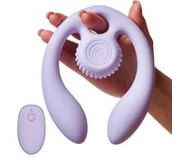 SVibe Snail Gizi Duo Remote Control Couples Vibrator, Lilac