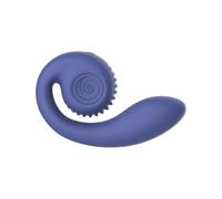 SVibe Snail GIZI Lite Vibrator - G Spot Vibrator with Slide’n’Roll Motion - Soft Silicone - Blueberry