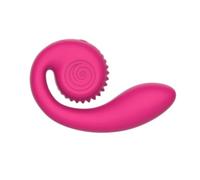 SVibe Snail GIZI Lite Vibrator - G Spot Vibrator with Slide’n’Roll Motion - Soft Silicone - Dragonfruit