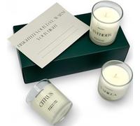 Svibes Collection Scented Candles Set - 3 Pack Soy Candles of Vanilla, Lavender and Citrus - Wellbeing Gifts for Women Birthdays, Christmas, Mother's Day