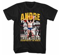 SVIG Andre The Giant Heavyweight Champ Black Adult T-Shirt BlackXX-Large