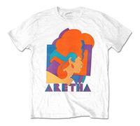 SVIG Aretha Franklin - Milton Graphic - White T-Shirt WhiteSmall