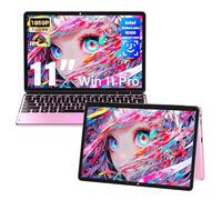 Svikou 11" Pink 2-in-1 Convertible Touchscreen Laptop for Students & Travel