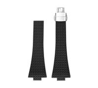 Svincoter Fluoro Rubber Strap fit for Tissot PRX Series 35mm 40mm Butterfly Buckle Quick Release FKM Replace Watch Band for Men Women 11/12mm(Black,12mm)