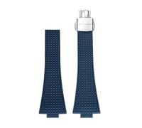 Svincoter Fluoro Rubber Strap fit for Tissot PRX Series 35mm 40mm Butterfly Buckle Quick Release FKM Replace Watch Band for Men Women 11/12mm(Dark blue,12mm)