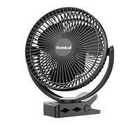 Svinkal Portable Clip on Fan 10000mAh Battery Powered, USB Type C, Supports 720° Adjustment, 4 speed, 8inch Personal Fan for Table, Bedroom, Desk, Camping, Stroller, Golf Cart