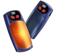 Svintora Hand Warmers Rechargeable 2 Pack, LED Display & 5 Heat Settings,USB-C Pocket HandWarmers Reusable, Ideal for Golf Camping Hiking Winter Outdoor Sports,Santa Gifts for Men and Women