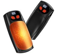 Svintora Hand Warmers Rechargeable 2 Pack, LED Display & 5 Heat Settings,USB-C Pocket HandWarmers Reusable, Ideal for Golf Camping Hiking Winter Outdoor Sports,Santa Gifts for Men and Women