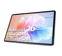 SVITOO Android 16 Tablet 11 Inch with Gemini AI, 20GB RAM 128GB ROM, 90Hz IPS Display, Fast T7250 Octa-Core, 8800mAh, 13MP+8MP Camera, Widevine L1, 5G WiFi, GPS, Case Included - Gray