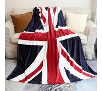 Sviuse Baby Blanket Kids Cartoon Plush Soft Warm Print Blanket,59” x 79” Blanket for Bed Couch Chair Fall Winter Spring Living Room (59x79 Inch, British Flag)