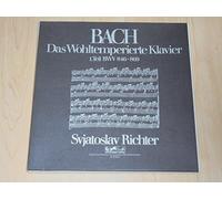 Svjatoslav Richter - Bach Das Wohltemperierte Klavier 1. Teil BWV 846-869 (Kassette mit 3 LP's), Svjatoslav Richter, Eurodisc 80 651 XGK (LP 12'' Vinyl)